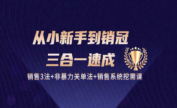 新手到销冠速成网赚项目-副业赚钱-互联网创业-资源整合-影视资源无忧云创