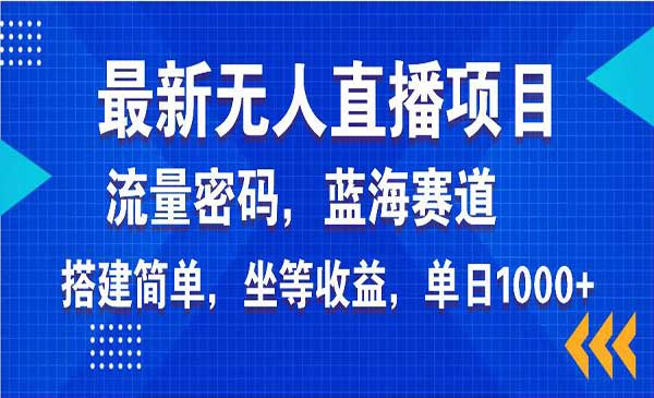美女电影游戏无人直播网赚项目-副业赚钱-互联网创业-资源整合-影视资源无忧云创