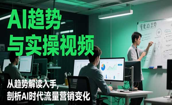 AI趋势与实操视频网赚项目-副业赚钱-互联网创业-资源整合-影视资源无忧云创