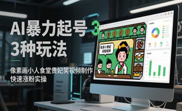 AI暴力起号3种玩法网赚项目-副业赚钱-互联网创业-资源整合-影视资源无忧云创