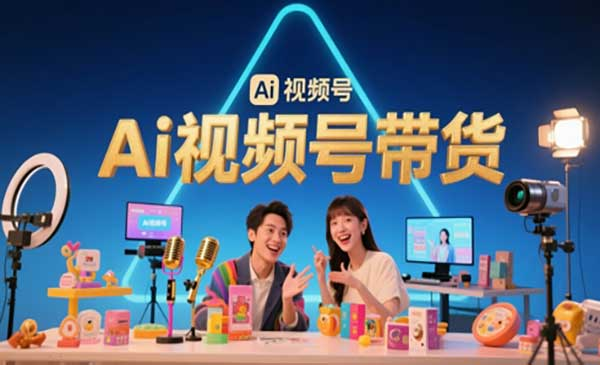 AI视频号带货月入过W网赚项目-副业赚钱-互联网创业-资源整合-影视资源无忧云创