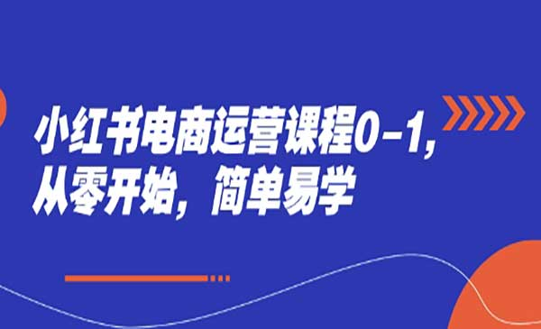 小红书电商爆单全攻路网赚项目-副业赚钱-互联网创业-资源整合-影视资源无忧云创