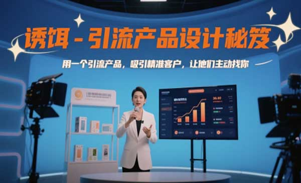 诱饵引流产品设计秘笈网赚项目-副业赚钱-互联网创业-资源整合-影视资源无忧云创
