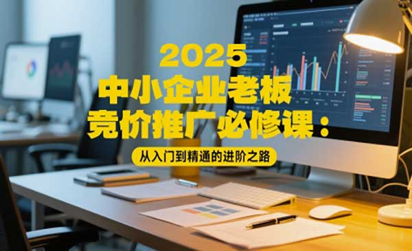 2025中小企业老板竞价推广必修课：从入门到精通的进阶之路网赚项目-副业赚钱-互联网创业-资源整合-影视资源无忧云创