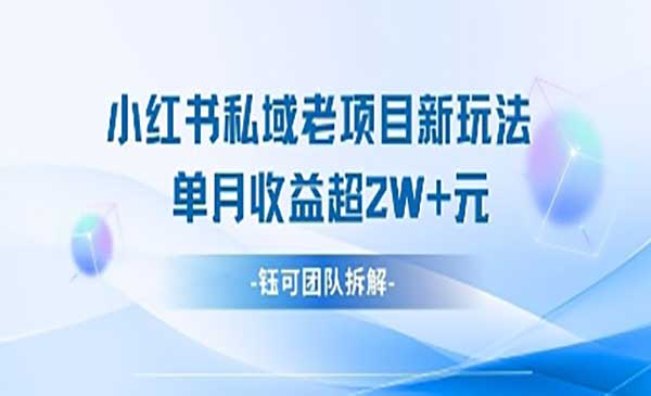 小红书私域项目网赚项目-副业赚钱-互联网创业-资源整合-影视资源无忧云创