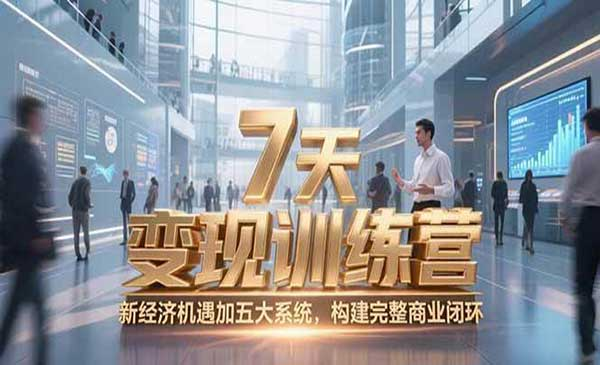 7天构建咨询师变现系统网赚项目-副业赚钱-互联网创业-资源整合-影视资源无忧云创