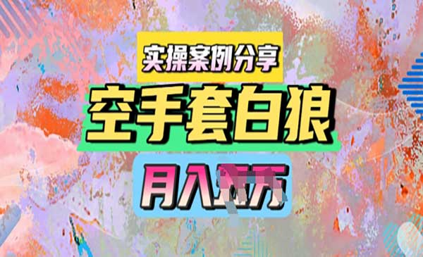 空手套白狼，月入过1W，实操案例分享网赚项目-副业赚钱-互联网创业-资源整合-影视资源无忧云创