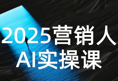 2025营销人Al实操课，AI营销抢跑实战，从Prompt到方案，效率碾压同行网赚项目-副业赚钱-互联网创业-资源整合-影视资源无忧云创