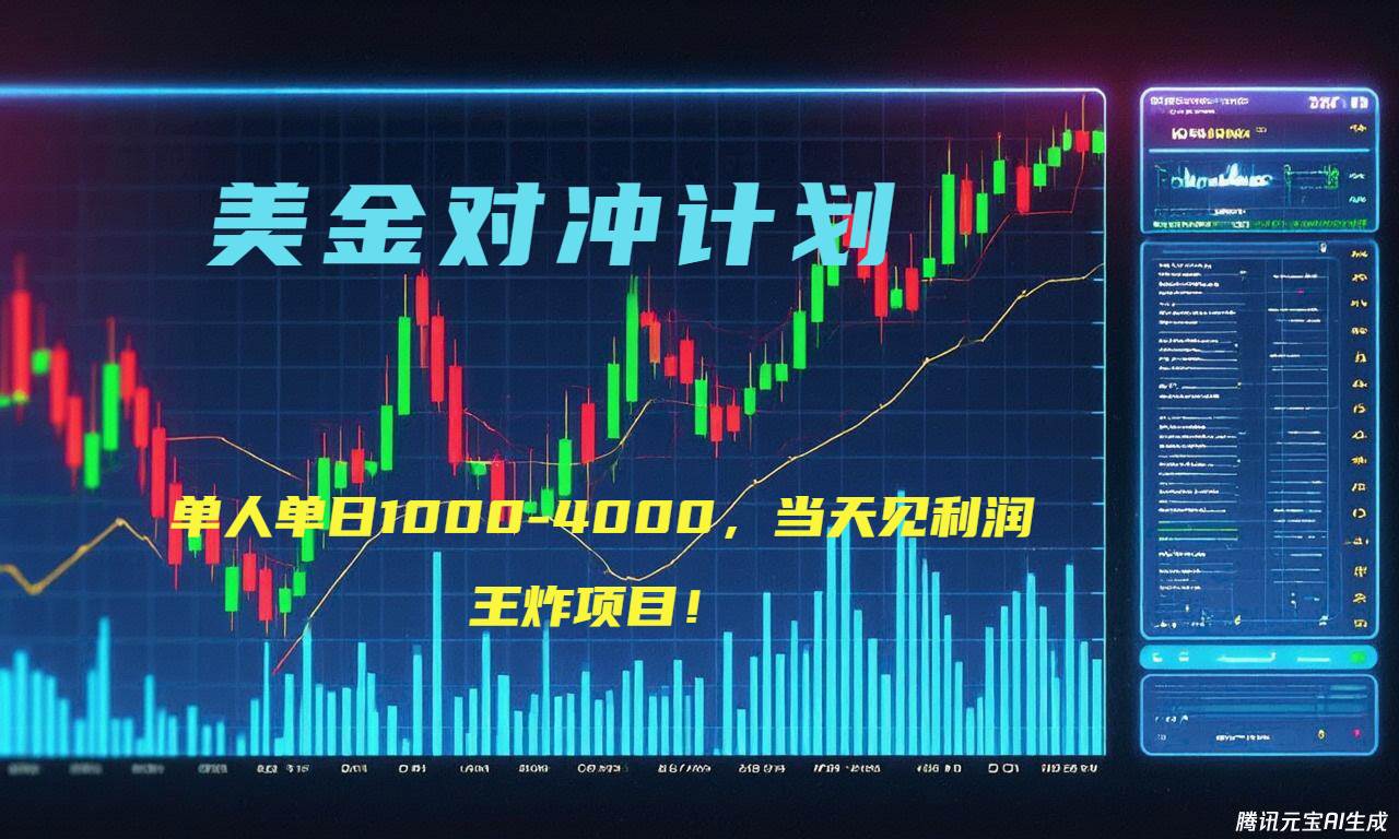 2025年最暴力项目“美金先登计划”最新最强对冲战法，每日实际收益1K-4K网赚项目-副业赚钱-互联网创业-资源整合-影视资源无忧云创